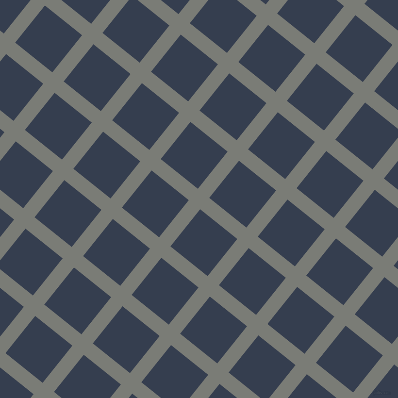 51/141 degree angle diagonal checkered chequered lines, 30 pixel line width, 98 pixel square size, plaid checkered seamless tileable