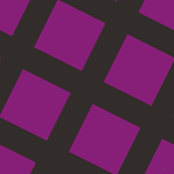63/153 degree angle diagonal checkered chequered lines, 103 pixel lines width, 225 pixel square size, plaid checkered seamless tileable