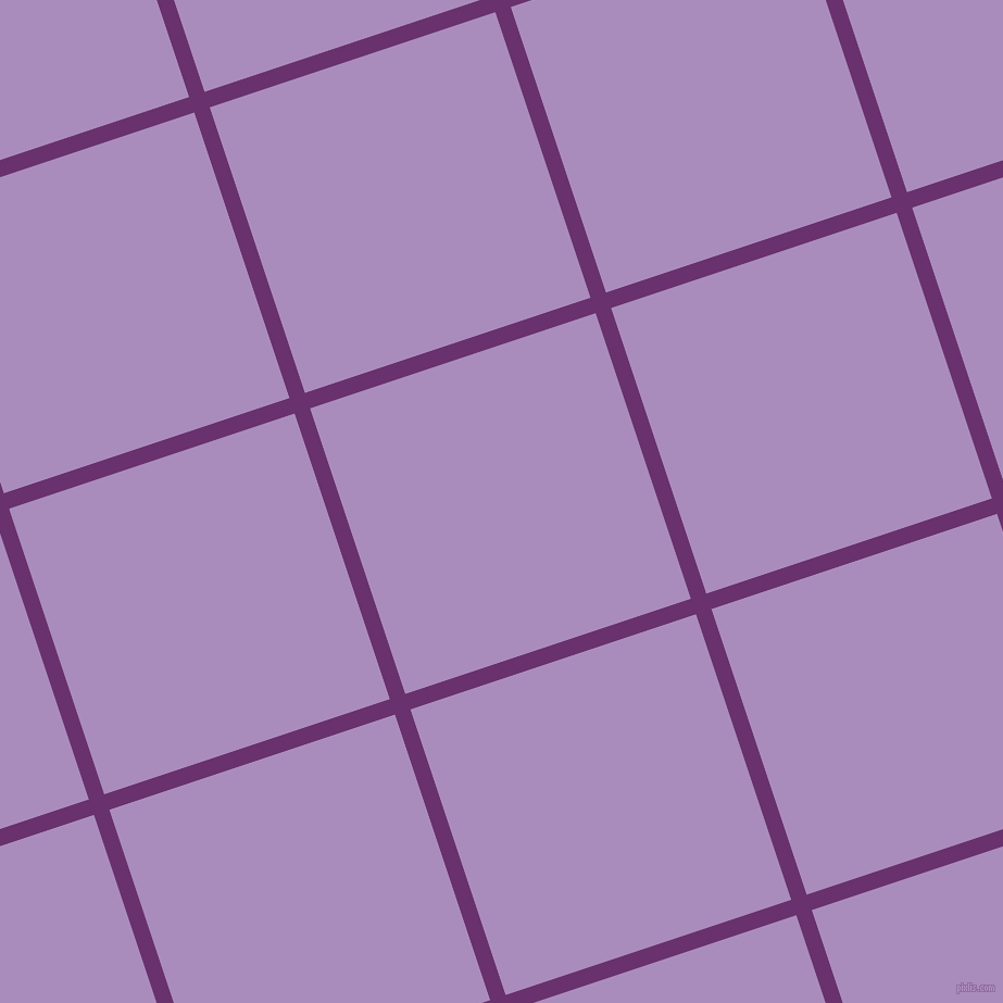 18/108 degree angle diagonal checkered chequered lines, 15 pixel lines width, 277 pixel square size, plaid checkered seamless tileable