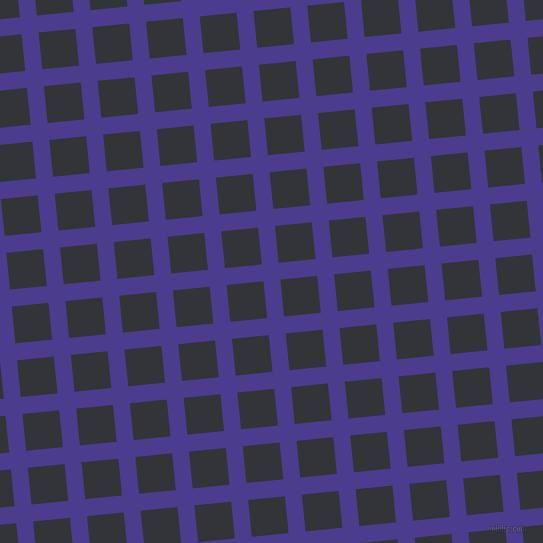 6/96 degree angle diagonal checkered chequered lines, 17 pixel line width, 37 pixel square size, plaid checkered seamless tileable