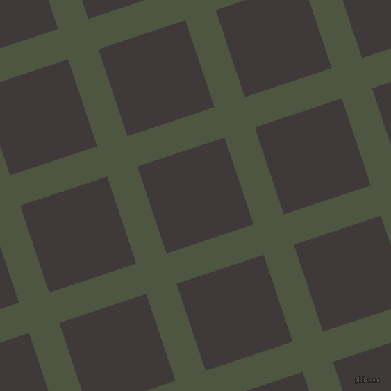 18/108 degree angle diagonal checkered chequered lines, 46 pixel line width, 132 pixel square size, plaid checkered seamless tileable