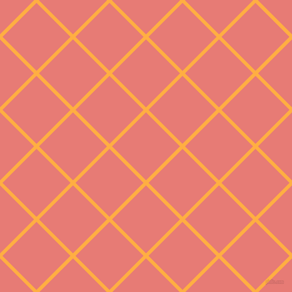 45/135 degree angle diagonal checkered chequered lines, 7 pixel lines width, 95 pixel square size, plaid checkered seamless tileable