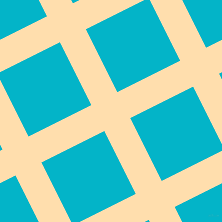 27/117 degree angle diagonal checkered chequered lines, 98 pixel lines width, 237 pixel square size, plaid checkered seamless tileable