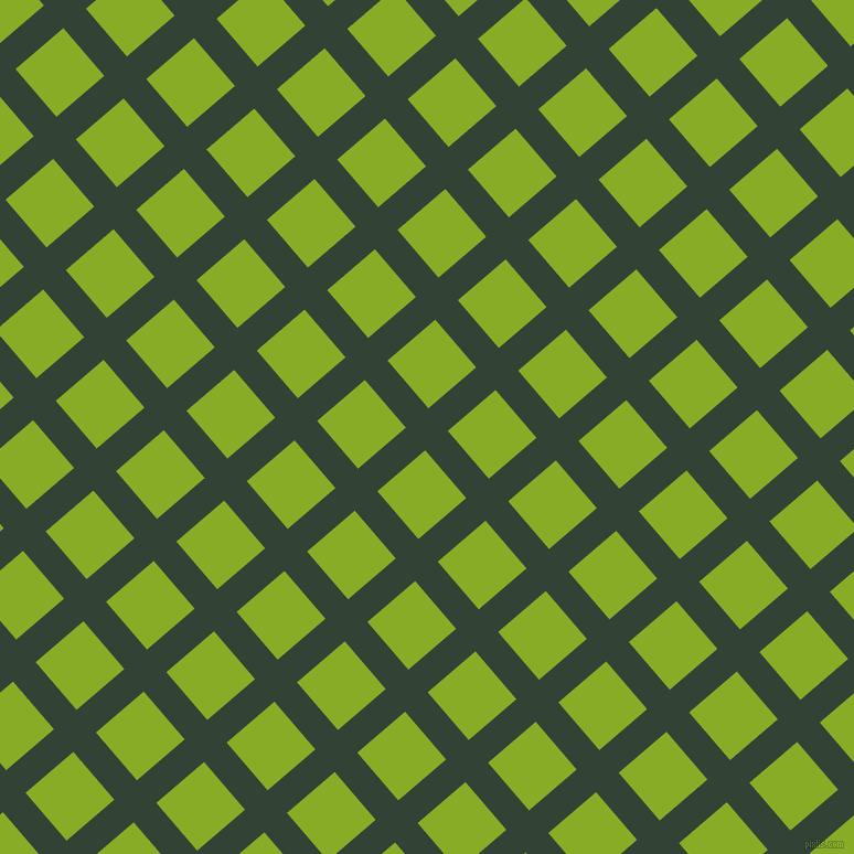 41/131 degree angle diagonal checkered chequered lines, 27 pixel line width, 57 pixel square size, plaid checkered seamless tileable