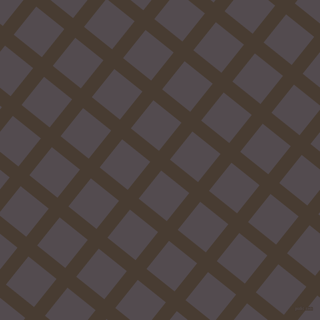51/141 degree angle diagonal checkered chequered lines, 28 pixel lines width, 72 pixel square size, plaid checkered seamless tileable