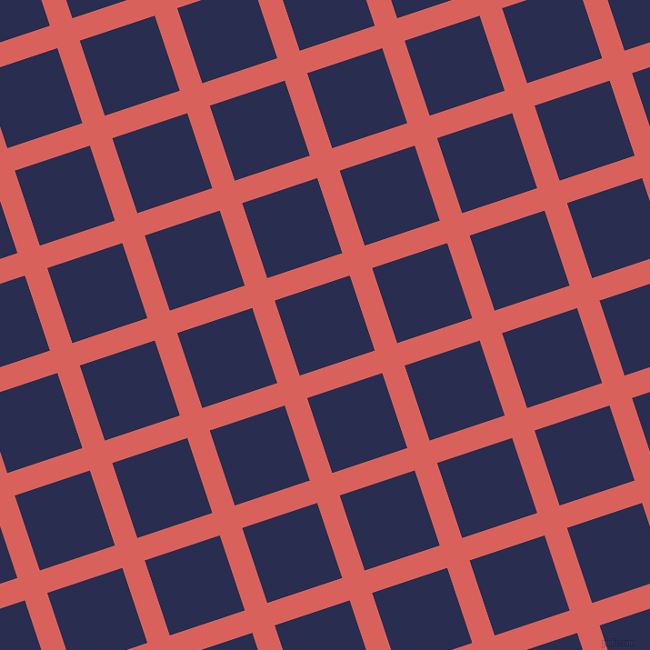 18/108 degree angle diagonal checkered chequered lines, 26 pixel lines width, 87 pixel square size, plaid checkered seamless tileable