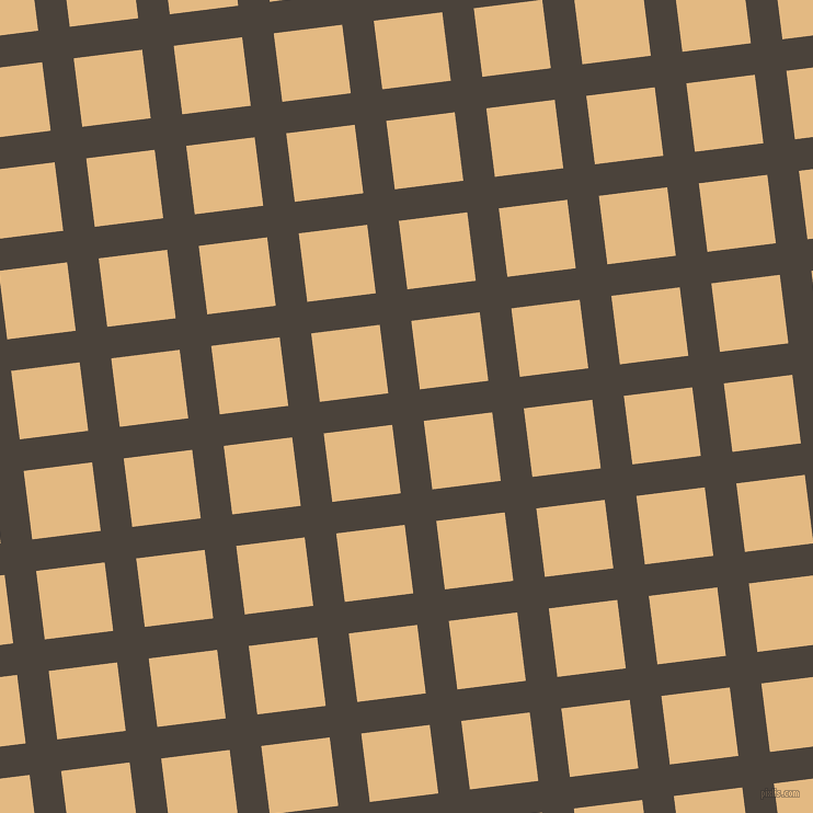 7/97 degree angle diagonal checkered chequered lines, 29 pixel line width, 63 pixel square size, plaid checkered seamless tileable