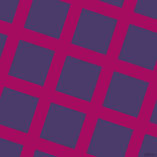 72/162 degree angle diagonal checkered chequered lines, 40 pixel lines width, 119 pixel square size, plaid checkered seamless tileable