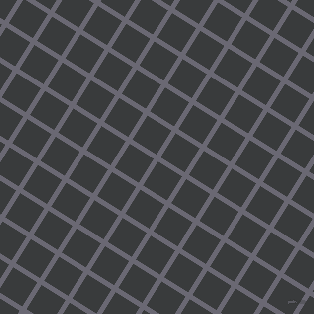 58/148 degree angle diagonal checkered chequered lines, 10 pixel lines width, 57 pixel square size, plaid checkered seamless tileable