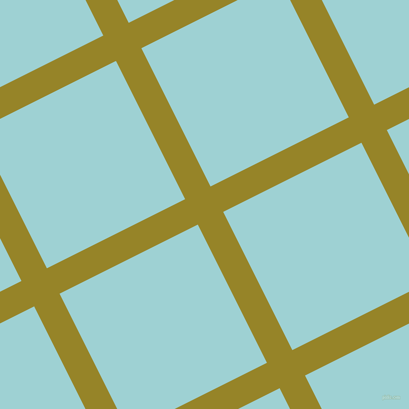 27/117 degree angle diagonal checkered chequered lines, 56 pixel lines width, 305 pixel square size, plaid checkered seamless tileable