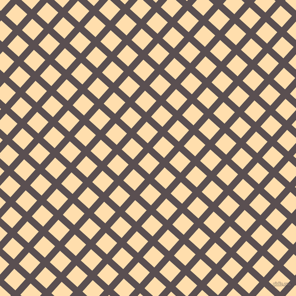48/138 degree angle diagonal checkered chequered lines, 13 pixel lines width, 30 pixel square size, plaid checkered seamless tileable