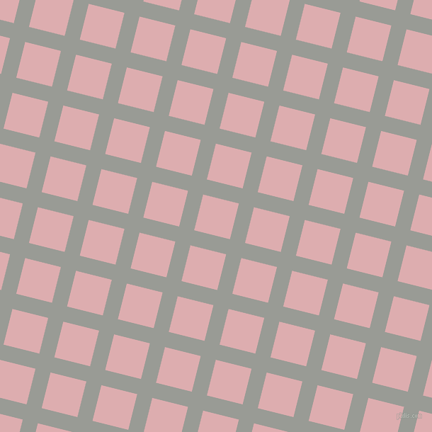 76/166 degree angle diagonal checkered chequered lines, 22 pixel lines width, 52 pixel square size, plaid checkered seamless tileable
