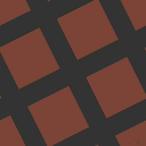 27/117 degree angle diagonal checkered chequered lines, 64 pixel lines width, 152 pixel square size, plaid checkered seamless tileable