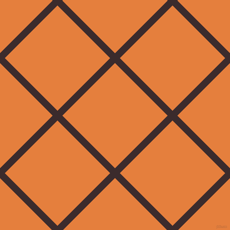 45/135 degree angle diagonal checkered chequered lines, 23 pixel line width, 249 pixel square size, plaid checkered seamless tileable