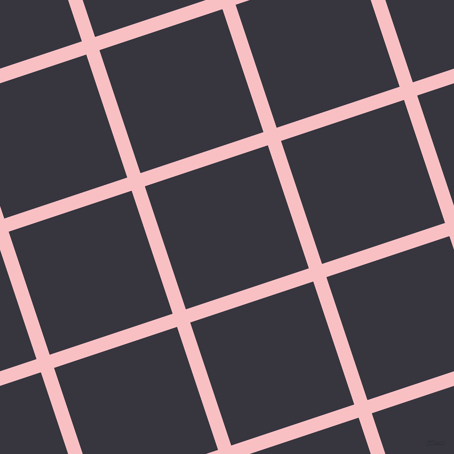 18/108 degree angle diagonal checkered chequered lines, 28 pixel line width, 261 pixel square size, plaid checkered seamless tileable