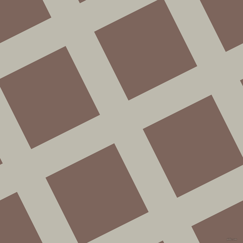 27/117 degree angle diagonal checkered chequered lines, 111 pixel lines width, 268 pixel square size, plaid checkered seamless tileable