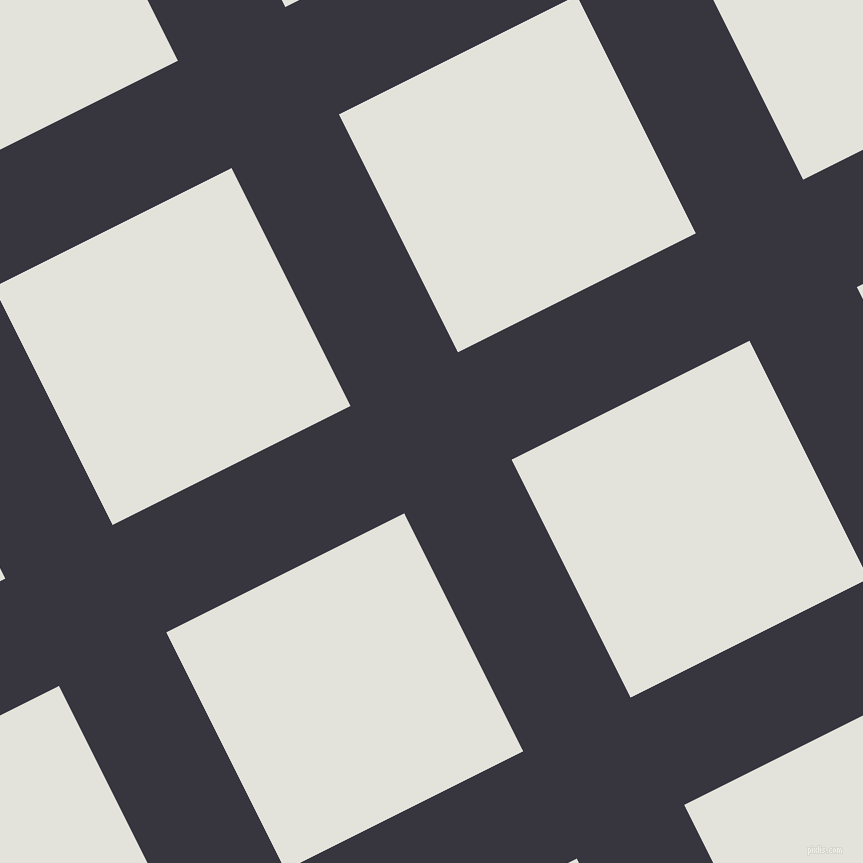 27/117 degree angle diagonal checkered chequered lines, 120 pixel lines width, 266 pixel square size, plaid checkered seamless tileable