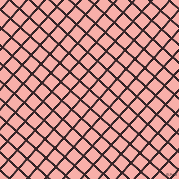 48/138 degree angle diagonal checkered chequered lines, 7 pixel line width, 39 pixel square size, plaid checkered seamless tileable