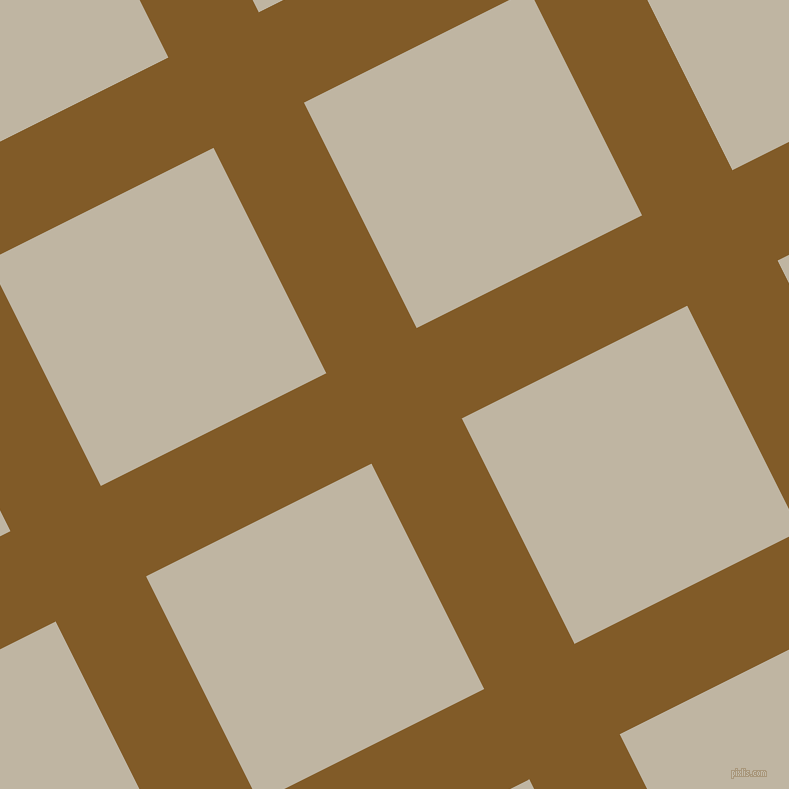 27/117 degree angle diagonal checkered chequered lines, 101 pixel lines width, 252 pixel square size, plaid checkered seamless tileable