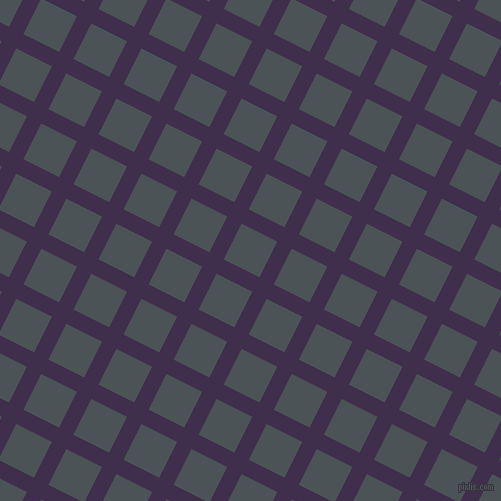 63/153 degree angle diagonal checkered chequered lines, 16 pixel lines width, 40 pixel square size, plaid checkered seamless tileable