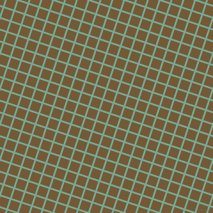 72/162 degree angle diagonal checkered chequered lines, 6 pixel line width, 32 pixel square size, Acapulco and Shingle Fawn plaid checkered seamless tileable