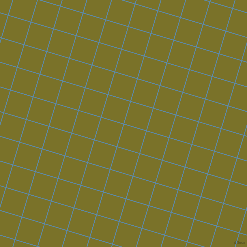 73/163 degree angle diagonal checkered chequered lines, 3 pixel line width, 79 pixel square size, Air Force Blue and Pesto plaid checkered seamless tileable
