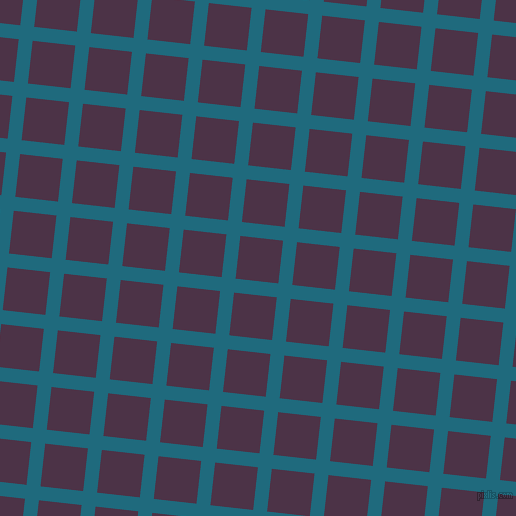 84/174 degree angle diagonal checkered chequered lines, 14 pixel line width, 43 pixel square size, Allports and Loulou plaid checkered seamless tileable