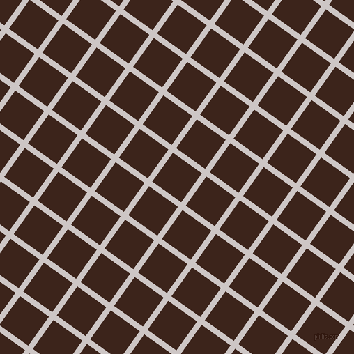 54/144 degree angle diagonal checkered chequered lines, 8 pixel line width, 51 pixel square size, Alto and Brown Pod plaid checkered seamless tileable