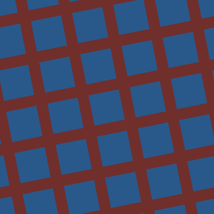 11/101 degree angle diagonal checkered chequered lines, 38 pixel line width, 105 pixel square size, Auburn and Endeavour plaid checkered seamless tileable
