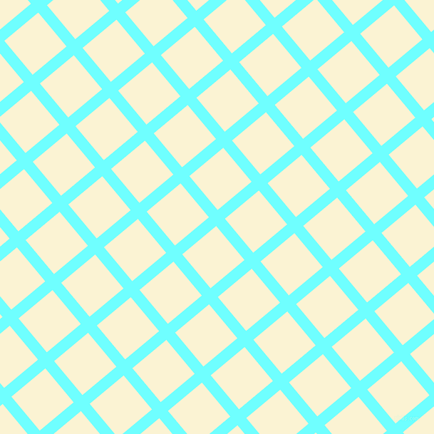 40/130 degree angle diagonal checkered chequered lines, 16 pixel line width, 62 pixel square size, Baby Blue and China Ivory plaid checkered seamless tileable