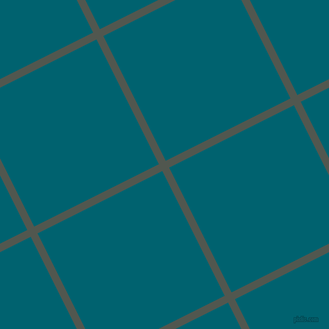 27/117 degree angle diagonal checkered chequered lines, 11 pixel lines width, 201 pixel square size, Battleship Grey and Blue Lagoon plaid checkered seamless tileable