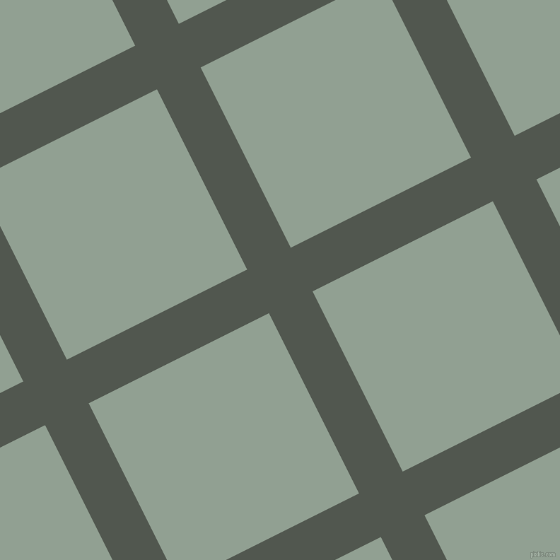27/117 degree angle diagonal checkered chequered lines, 69 pixel line width, 285 pixel square size, Battleship Grey and Pewter plaid checkered seamless tileable