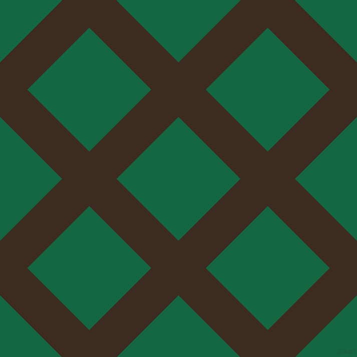 45/135 degree angle diagonal checkered chequered lines, 77 pixel lines width, 175 pixel square size, Bistre and Jewel plaid checkered seamless tileable