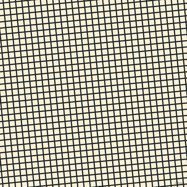 6/96 degree angle diagonal checkered chequered lines, 5 pixel line width, 21 pixel square size, Black Pearl and Half Dutch White plaid checkered seamless tileable