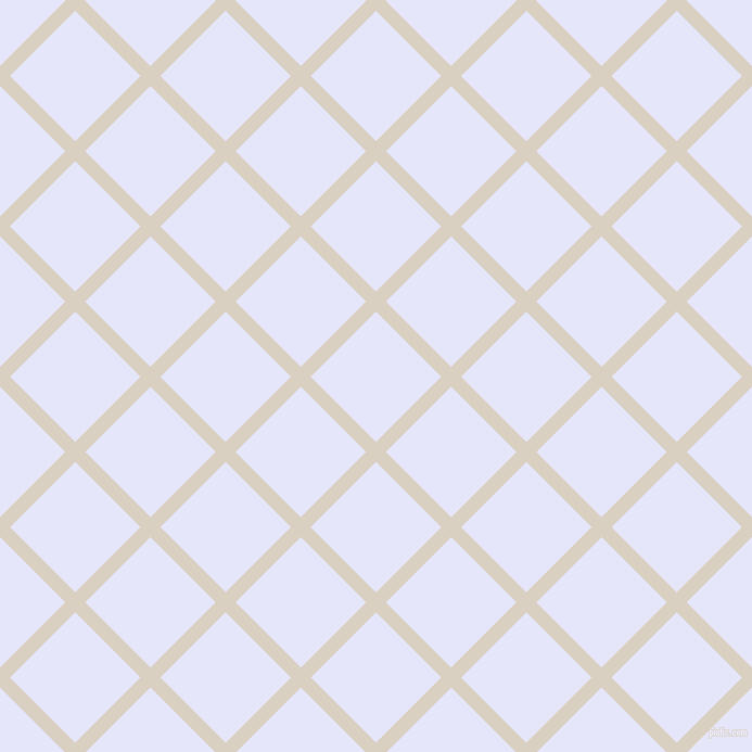 45/135 degree angle diagonal checkered chequered lines, 13 pixel line width, 85 pixel square size, Blanc and Lavender plaid checkered seamless tileable