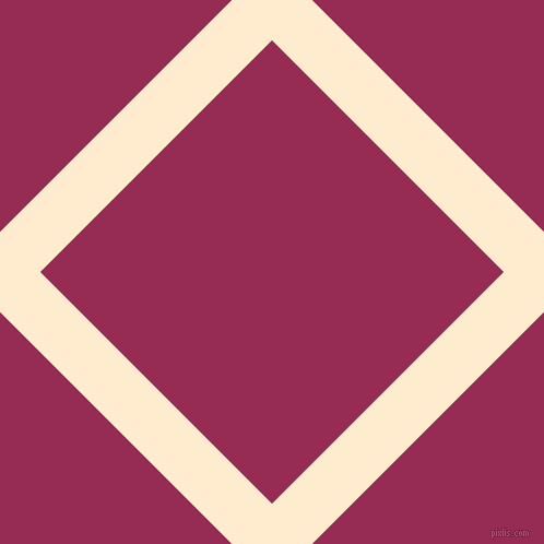 45/135 degree angle diagonal checkered chequered lines, 52 pixel lines width, 300 pixel square size, Blanched Almond and Lipstick plaid checkered seamless tileable