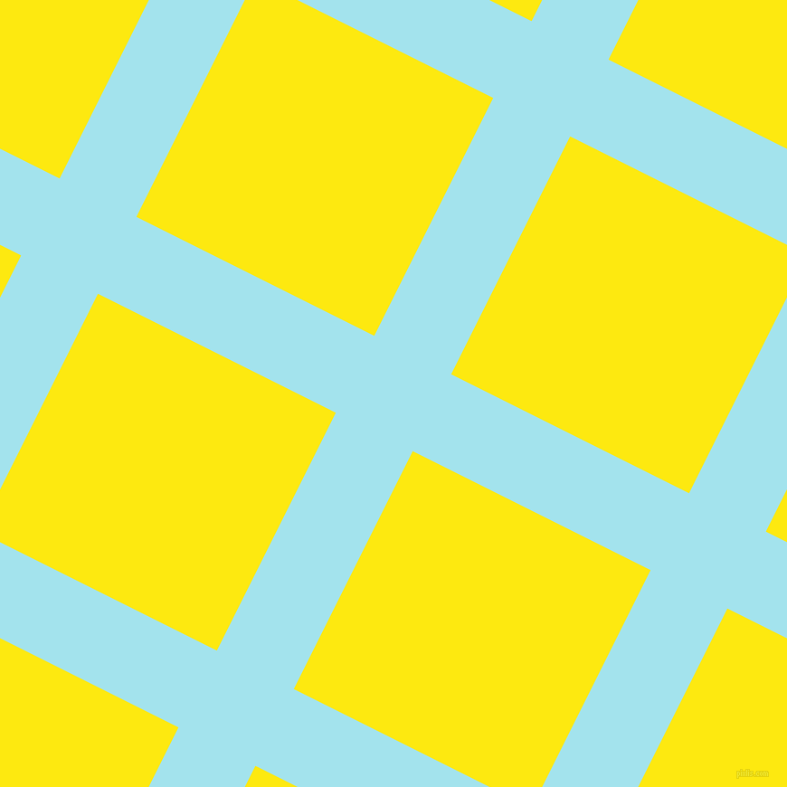 63/153 degree angle diagonal checkered chequered lines, 95 pixel line width, 294 pixel square size, Blizzard Blue and Lemon plaid checkered seamless tileable