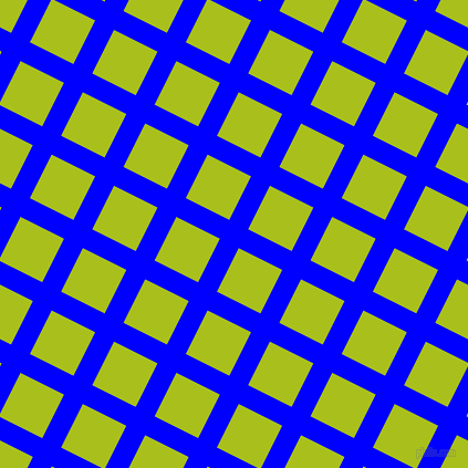 63/153 degree angle diagonal checkered chequered lines, 19 pixel line width, 44 pixel square size, Blue and Bahia plaid checkered seamless tileable