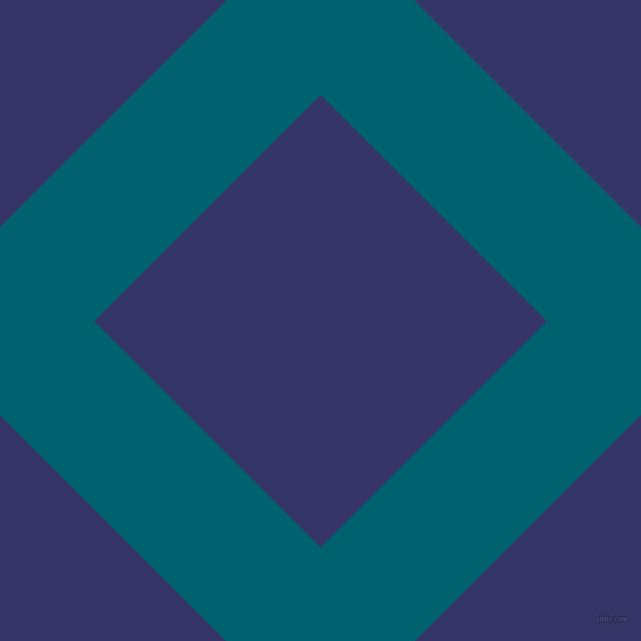 45/135 degree angle diagonal checkered chequered lines, 150 pixel lines width, 361 pixel square size, Blue Lagoon and Deep Koamaru plaid checkered seamless tileable