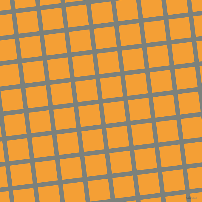 7/97 degree angle diagonal checkered chequered lines, 15 pixel lines width, 69 pixel square size, Boulder and Yellow Sea plaid checkered seamless tileable