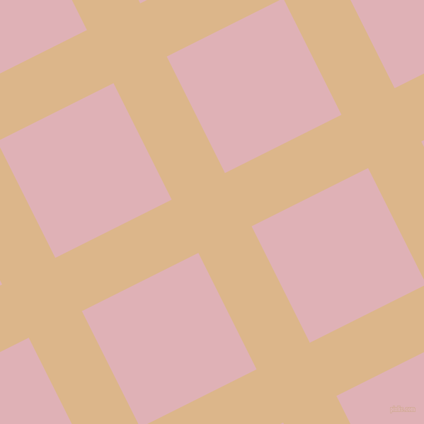 27/117 degree angle diagonal checkered chequered lines, 84 pixel lines width, 184 pixel square size, Brandy and Blossom plaid checkered seamless tileable