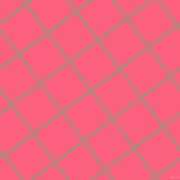 37/127 degree angle diagonal checkered chequered lines, 12 pixel line width, 132 pixel square size, Brandy Rose and Brink Pink plaid checkered seamless tileable