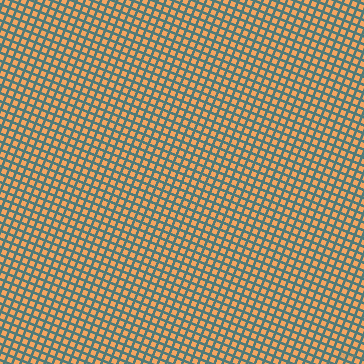 68/158 degree angle diagonal checkered chequered lines, 5 pixel lines width, 10 pixel square size, Breaker Bay and Sandy Brown plaid checkered seamless tileable