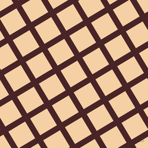 31/121 degree angle diagonal checkered chequered lines, 19 pixel lines width, 64 pixel square size, Bulgarian Rose and Tequila plaid checkered seamless tileable