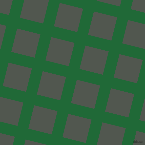 76/166 degree angle diagonal checkered chequered lines, 44 pixel lines width, 95 pixel square size, Camarone and Battleship Grey plaid checkered seamless tileable