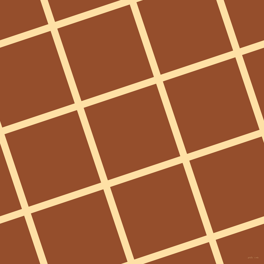 18/108 degree angle diagonal checkered chequered lines, 23 pixel lines width, 248 pixel square size, Cape Honey and Alert Tan plaid checkered seamless tileable