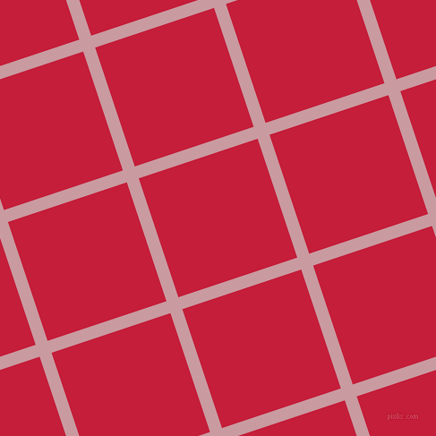 18/108 degree angle diagonal checkered chequered lines, 14 pixel lines width, 140 pixel square size, Careys Pink and Cardinal plaid checkered seamless tileable