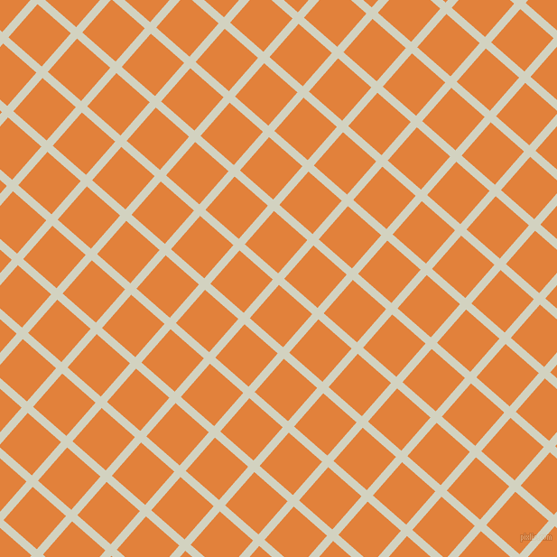 49/139 degree angle diagonal checkered chequered lines, 9 pixel line width, 49 pixel square size, Celeste and Tree Poppy plaid checkered seamless tileable