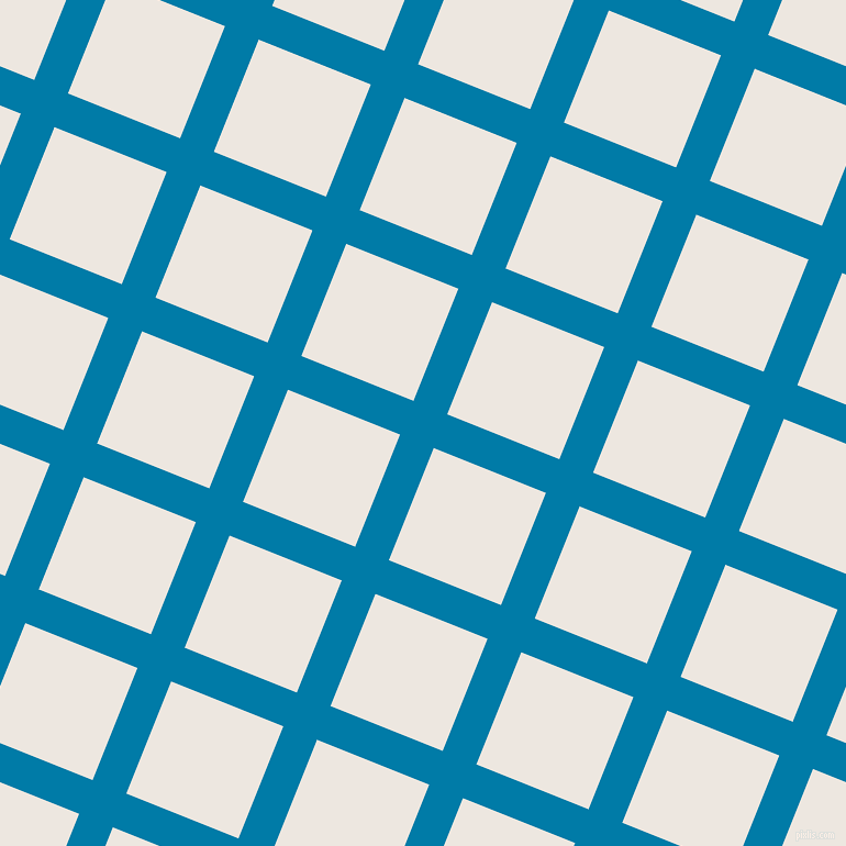 68/158 degree angle diagonal checkered chequered lines, 33 pixel line width, 110 pixel square size, Cerulean and Desert Storm plaid checkered seamless tileable