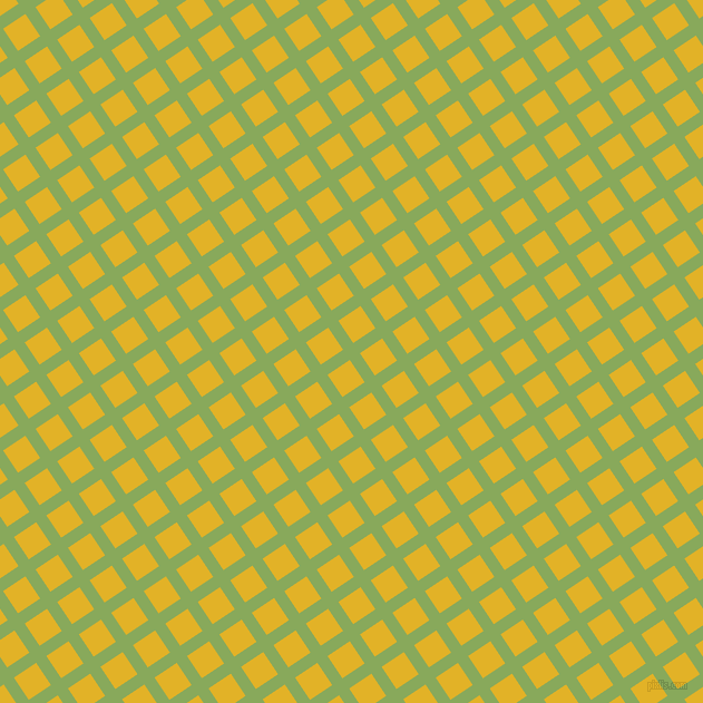 34/124 degree angle diagonal checkered chequered lines, 11 pixel lines width, 24 pixel square size, Chelsea Cucumber and Gold Tips plaid checkered seamless tileable